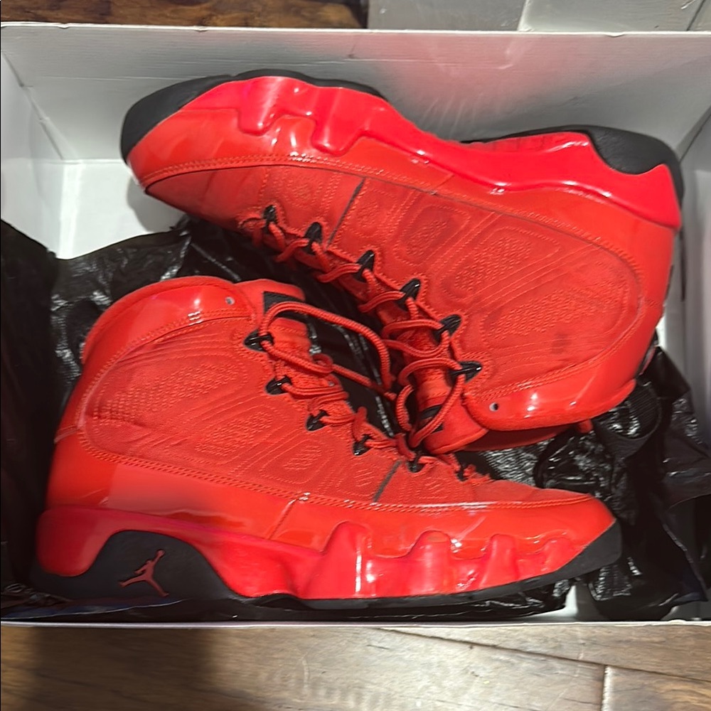 Jordan Men's Shoes - Red and Black